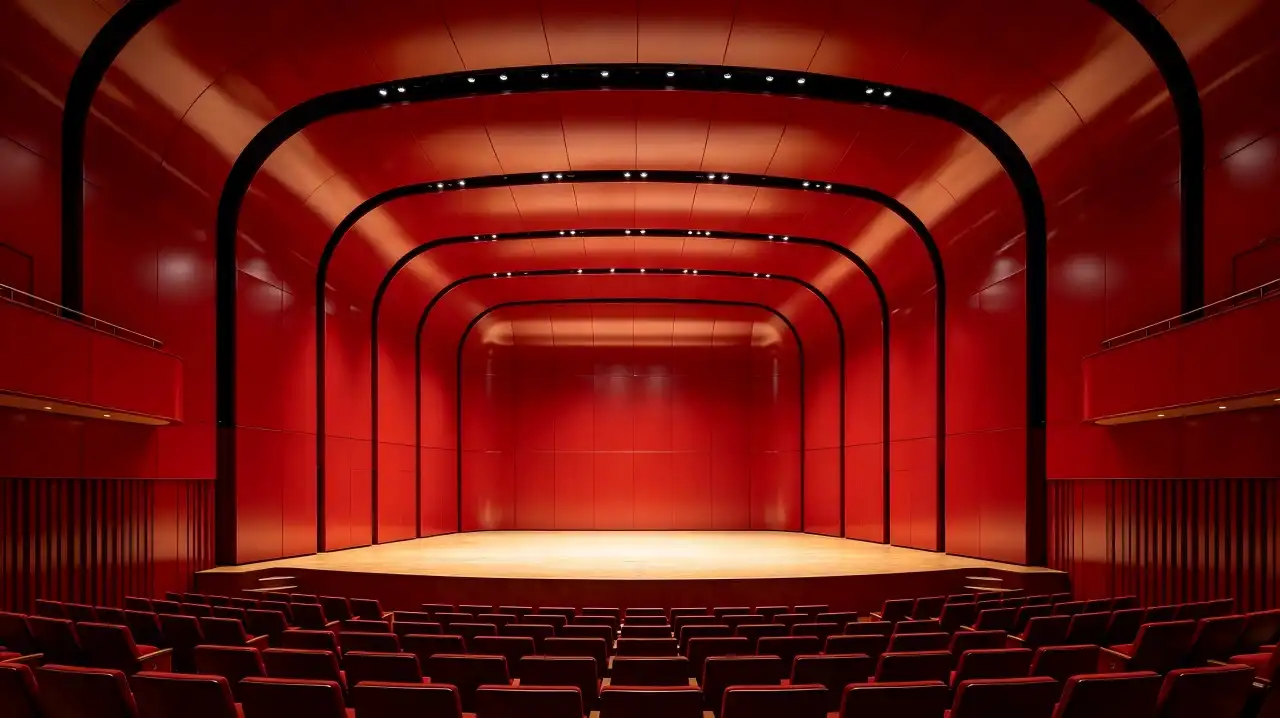 Flexible Curved Honeycomb Aluminum Panel Helps Create Streamlined Modern Architecture